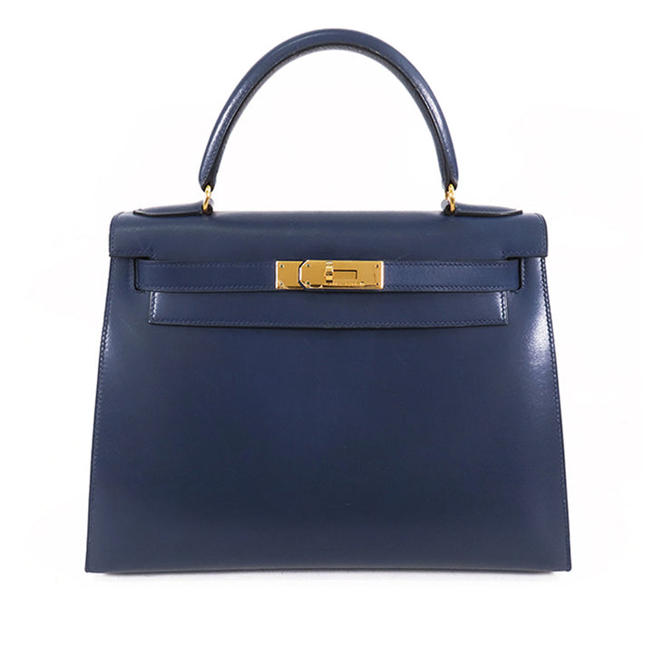 Box Calf Kelly Sellier 32 Blue - Gaby Paris