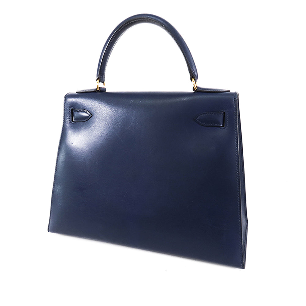 Box Calf Kelly Sellier 32 Blue - Gaby Paris