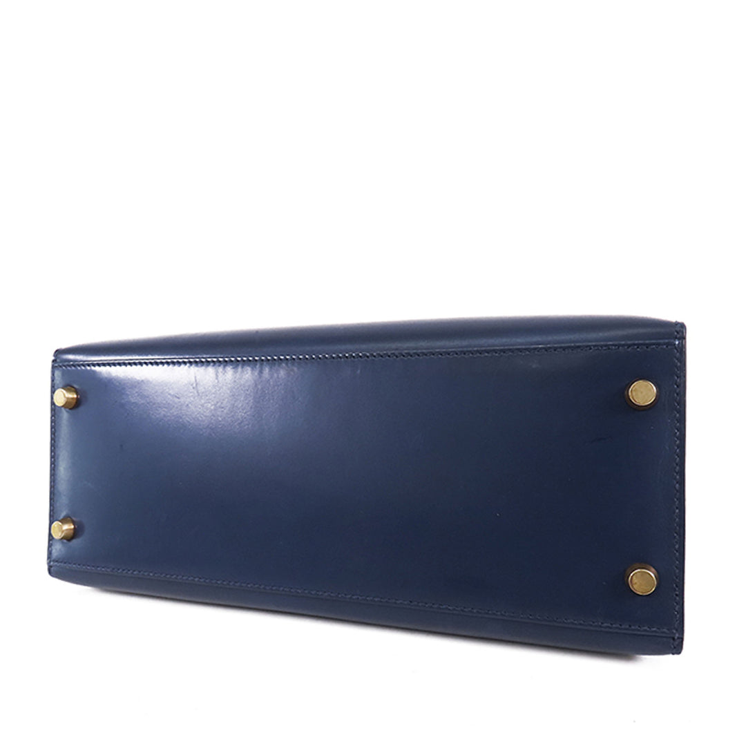 Box Calf Kelly Sellier 32 Blue - Gaby Paris