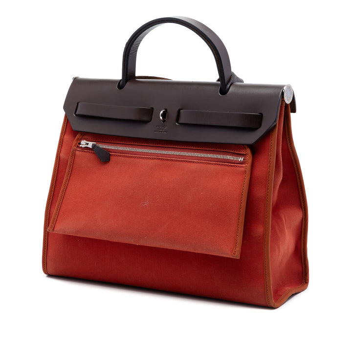 Hermès Herbag Zippé 31 Orange – vue 2 – GABY PARIS