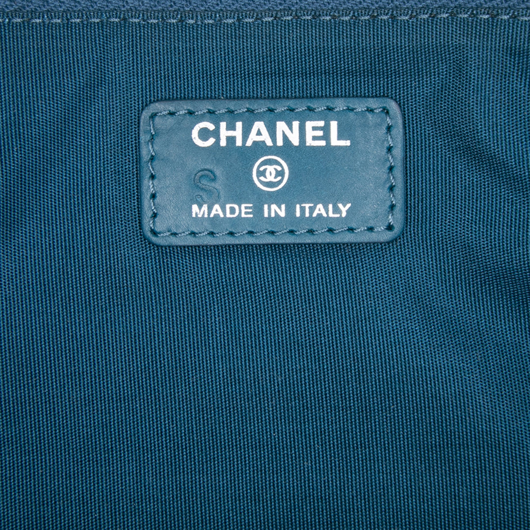 Chanel Matelassé Cuir d’agneau Multi Zip Étui Pochette