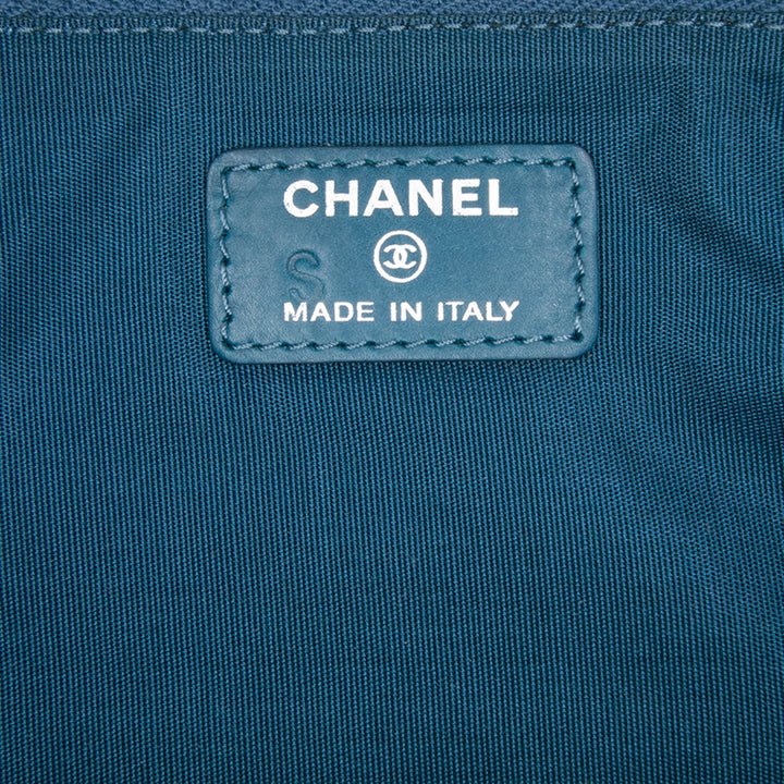 Chanel Matelassé Cuir d’agneau Multi Zip Étui Pochette