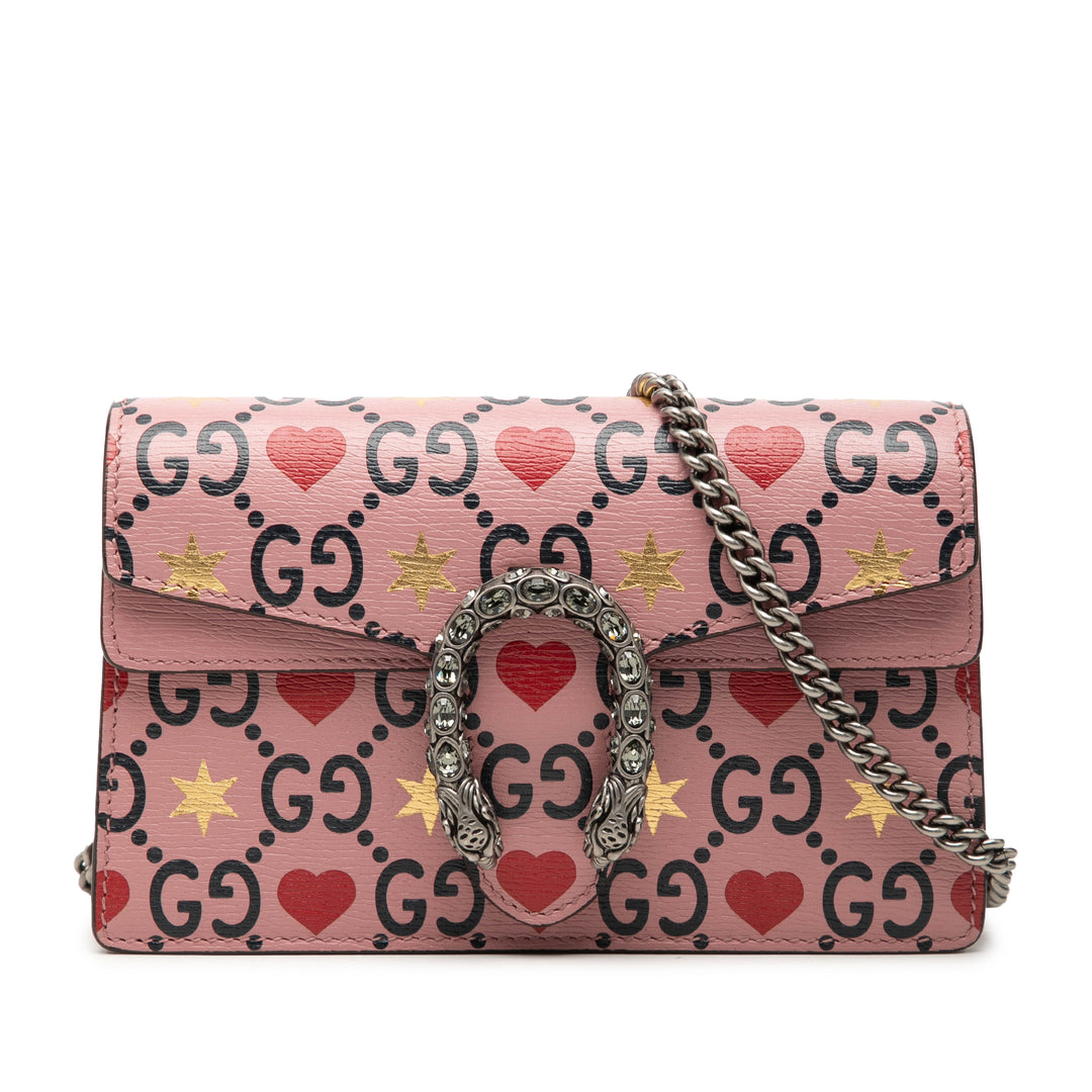 Gucci Mini Textured Cuir Valentines Day Dionysus Sac porté croisé