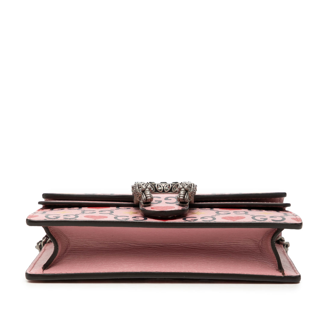Gucci Mini Textured Cuir Valentines Day Dionysus Sac porté croisé