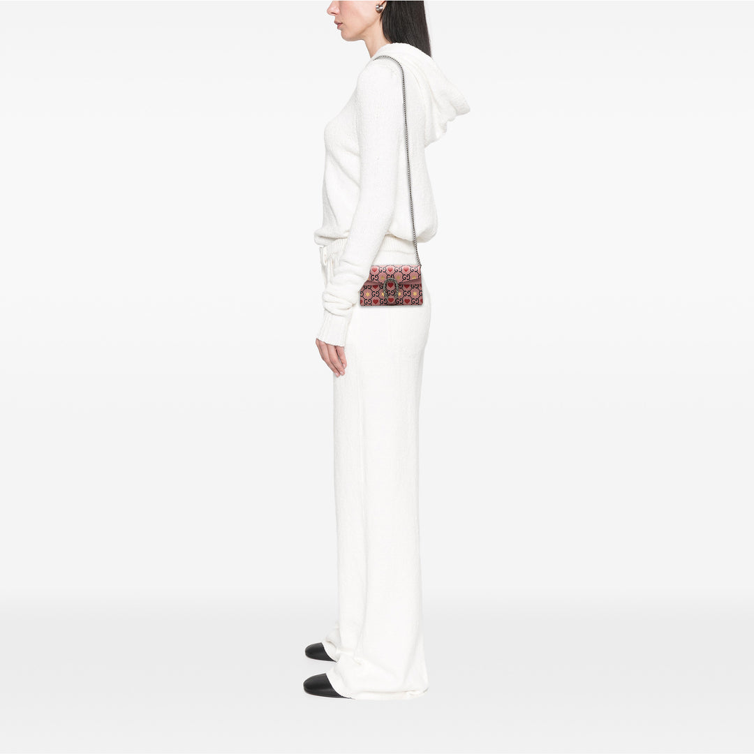 Gucci Mini Textured Cuir Valentines Day Dionysus Sac porté croisé