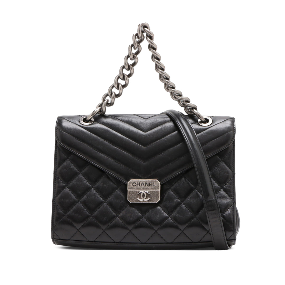 Chanel Cuir d’agneau Mad About Quilting à rabat