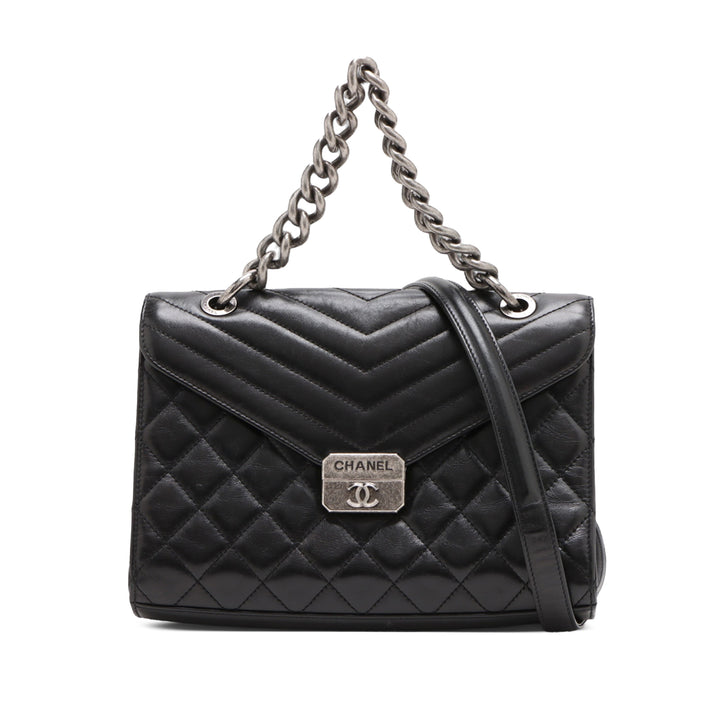 Chanel Cuir d’agneau Mad About Quilting à rabat