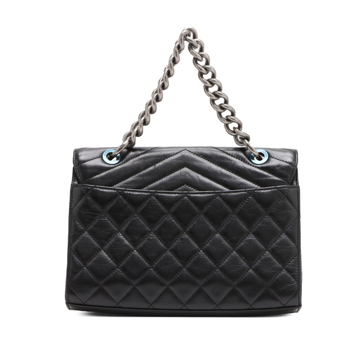 Chanel Cuir d’agneau Mad About Quilting à rabat