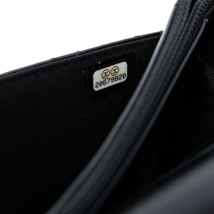 Chanel Matelassé Cuir verni Boy Wallet on Chain
