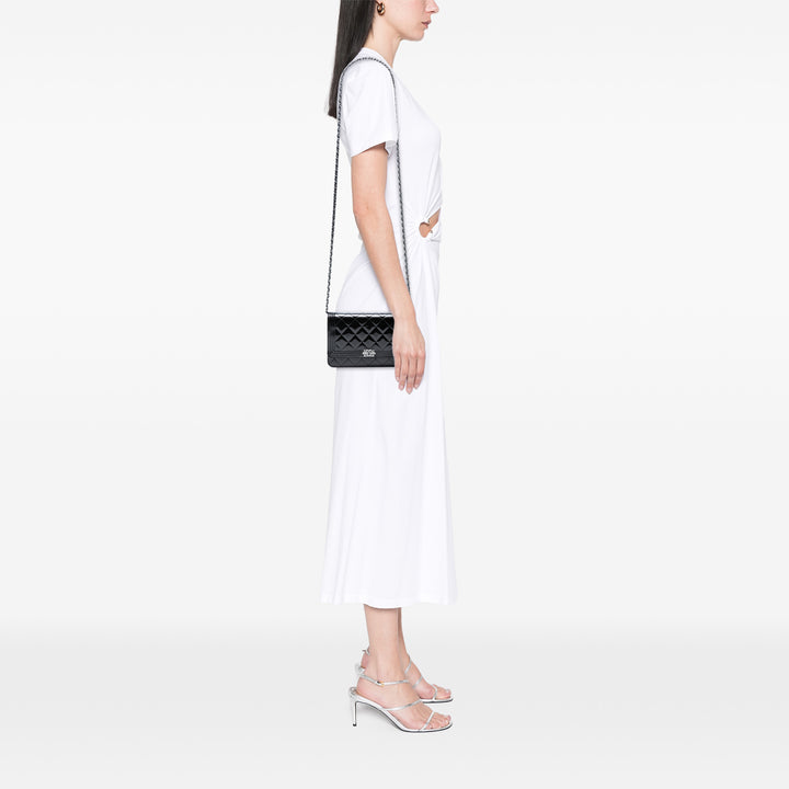 Chanel Matelassé Cuir verni Boy Wallet on Chain