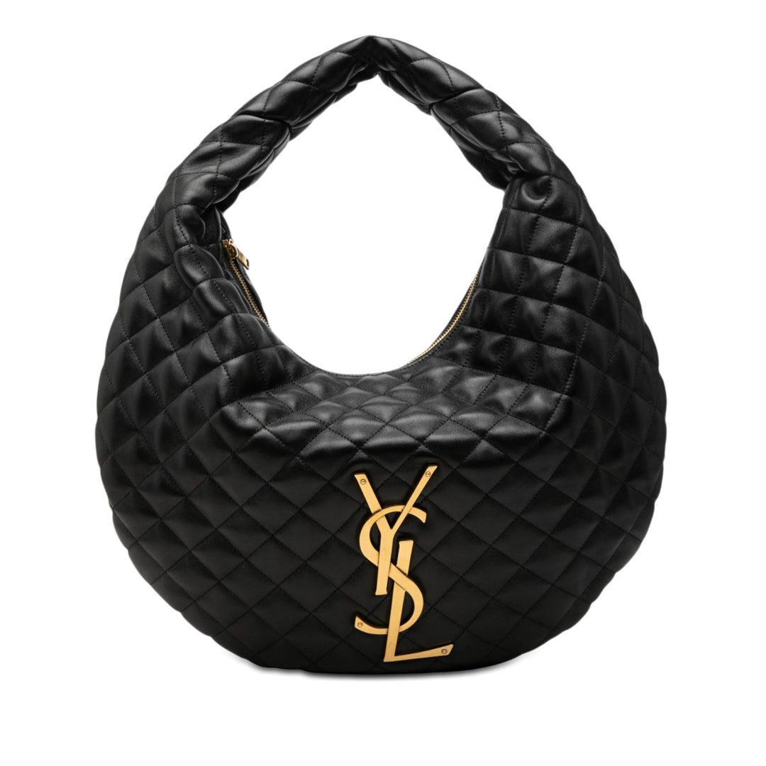Saint Laurent Matelassé Nappa Monogram Icare Hobo