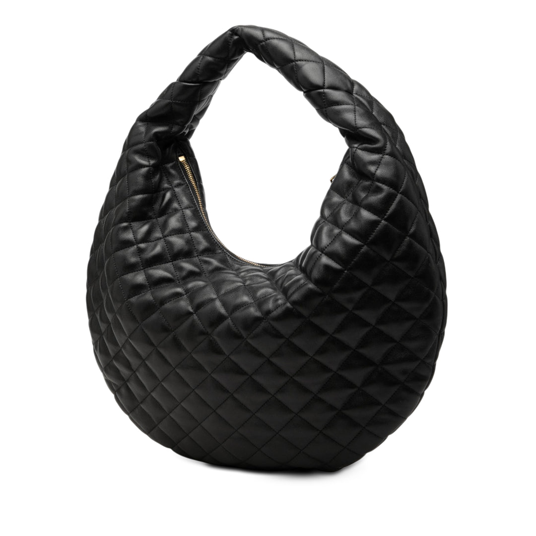 Saint Laurent Matelassé Nappa Monogram Icare Hobo