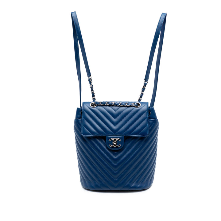Chanel Chevron Urban Spirit Sac à dos Petit Cuir de veau