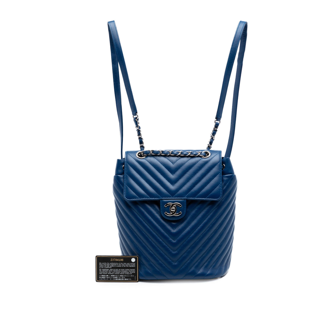 Chanel Chevron Urban Spirit Sac à dos Petit Cuir de veau