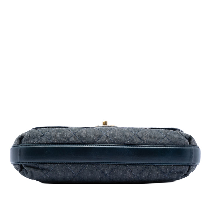 Chanel CC Matelassé et Poche avant Rabat simple Jean