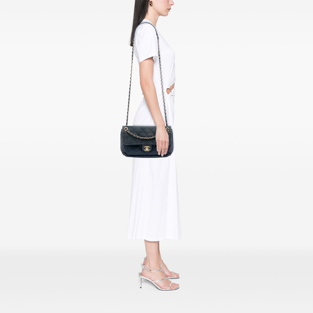 Chanel CC Matelassé et Poche avant Rabat simple Jean