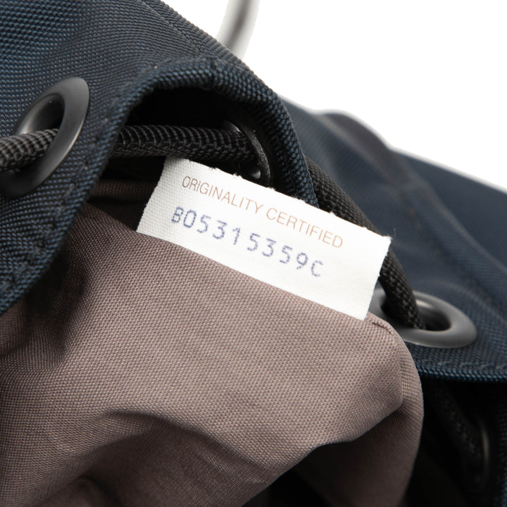 Bottega Veneta Toile et Nappa Intrecciato à rabat Sac à dos