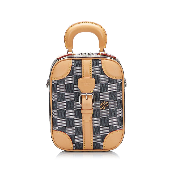 Damier Colors Valisette Verticale Gray - Gaby Paris