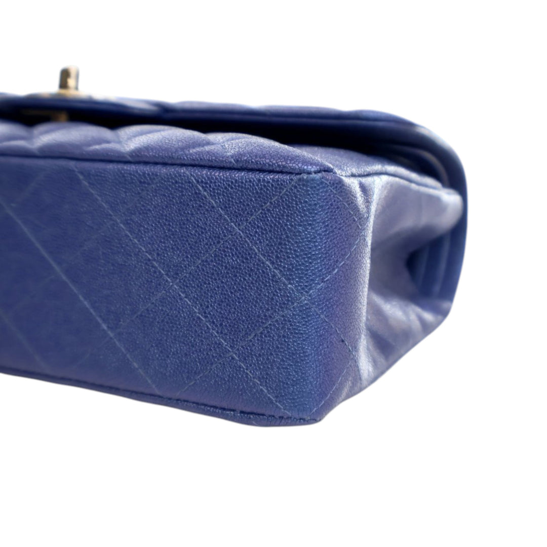 Chanel Small Classic Iridescent Caviar Double rabat