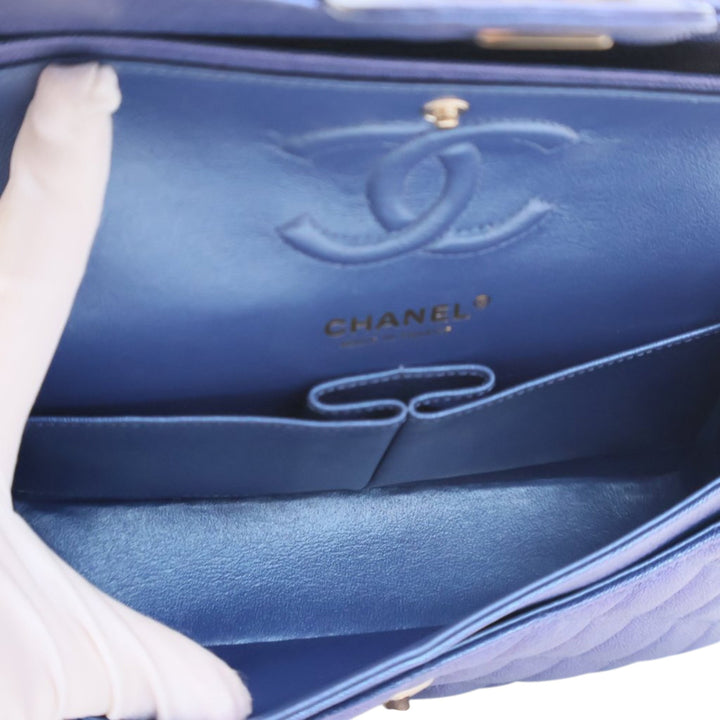 Chanel Small Classic Iridescent Caviar Double rabat