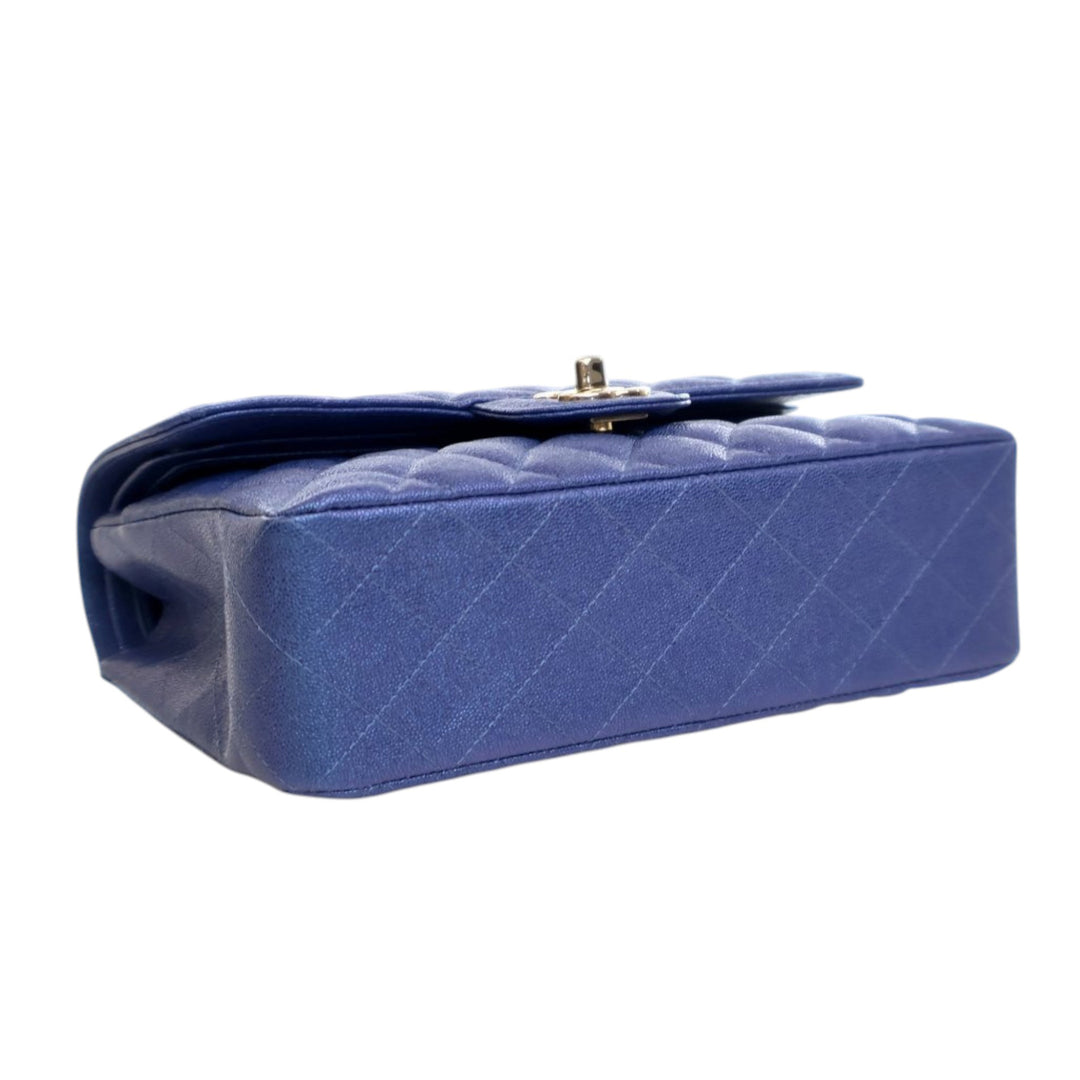 Chanel Small Classic Iridescent Caviar Double rabat