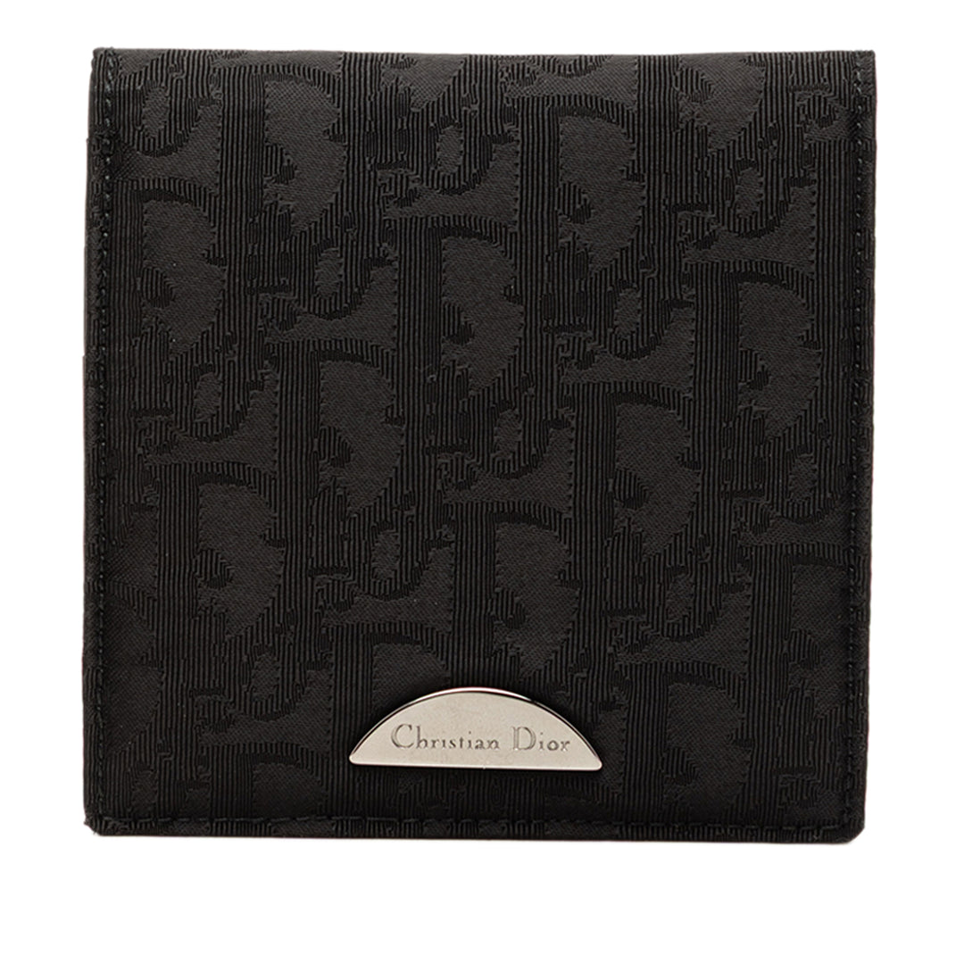 Dior Oblique Toile Bifold Compact Portefeuille