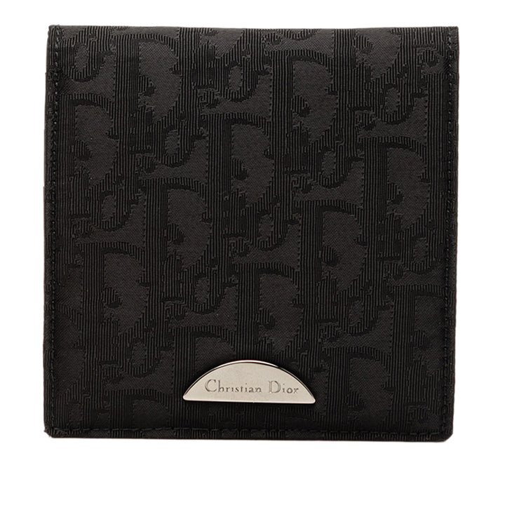 Dior Oblique Toile Bifold Compact Portefeuille