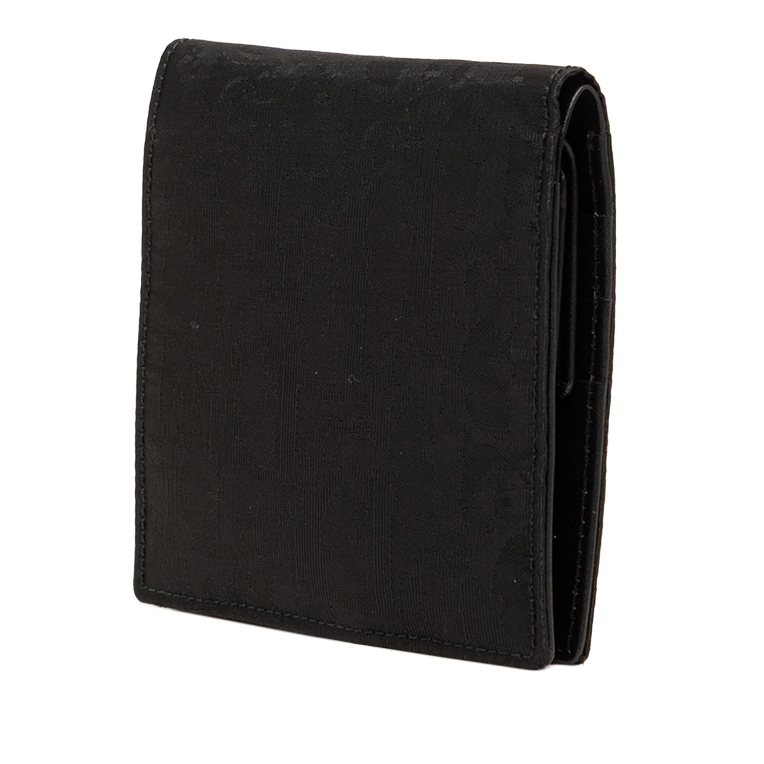 Dior Oblique Toile Bifold Compact Portefeuille