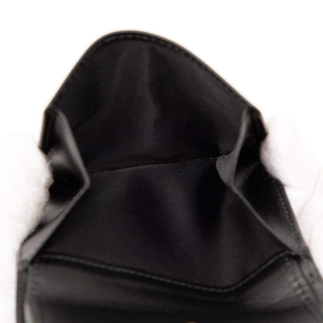 Dior Oblique Toile Bifold Compact Portefeuille