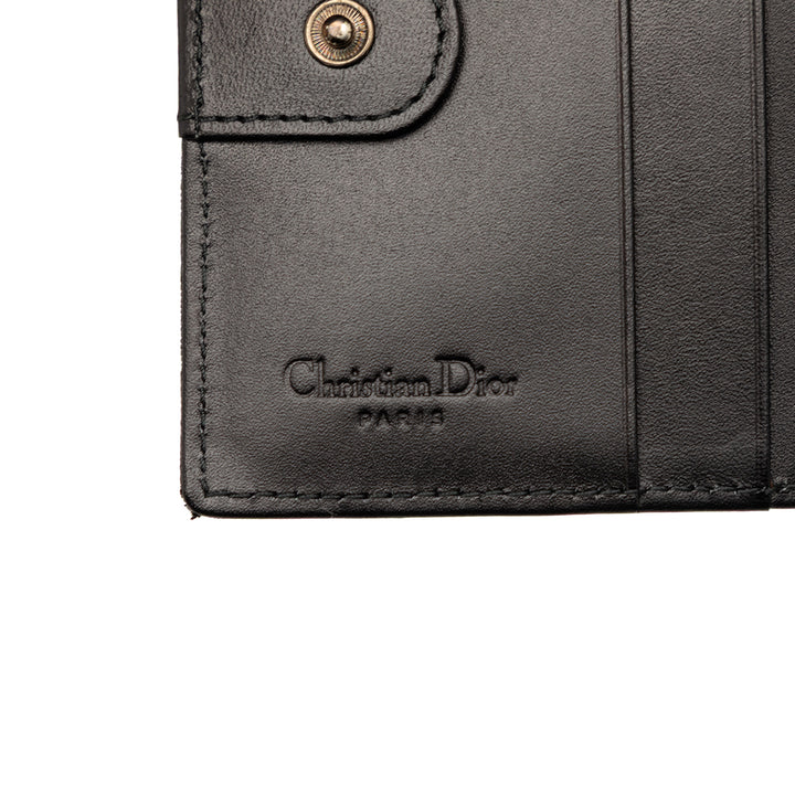 Dior Oblique Toile Bifold Compact Portefeuille
