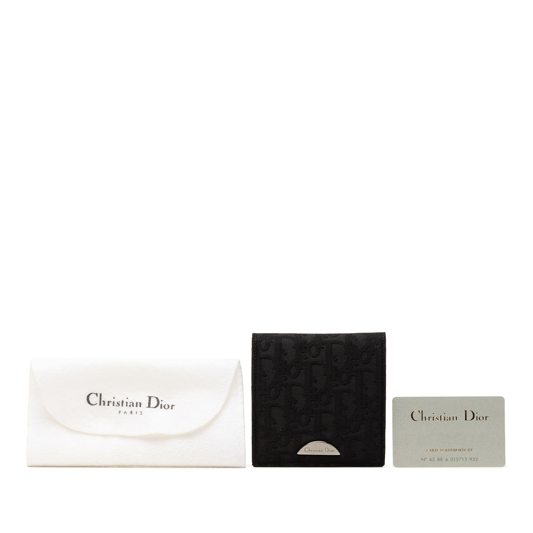 Dior Oblique Toile Bifold Compact Portefeuille