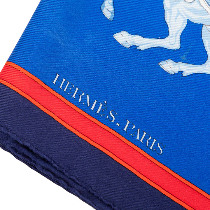 Carrousel Foulard 90 Bleu