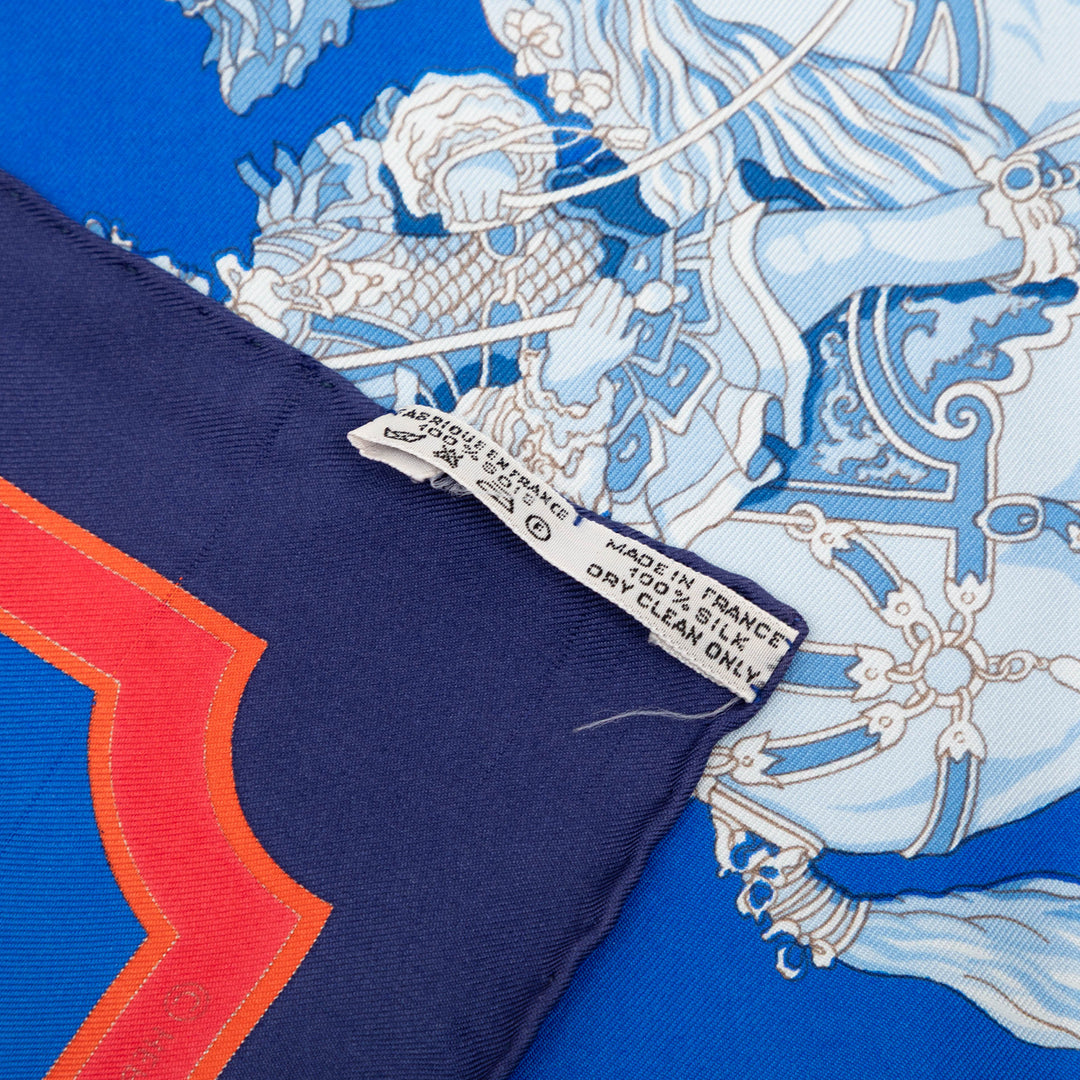Carrousel Foulard 90 Bleu