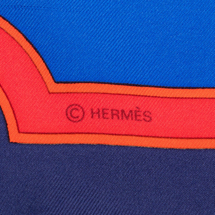 Carrousel Foulard 90 Bleu