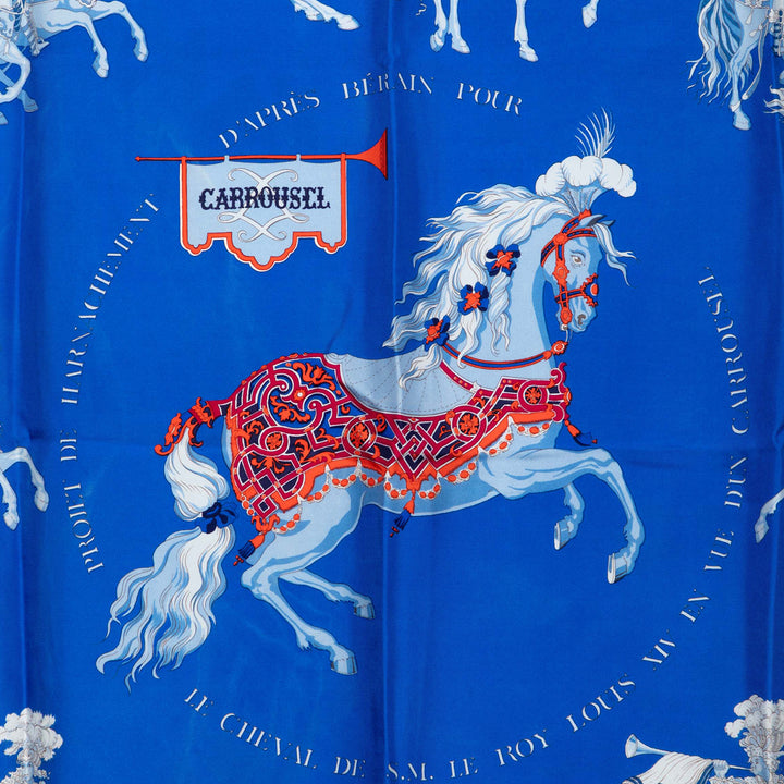 Carrousel Foulard 90 Bleu