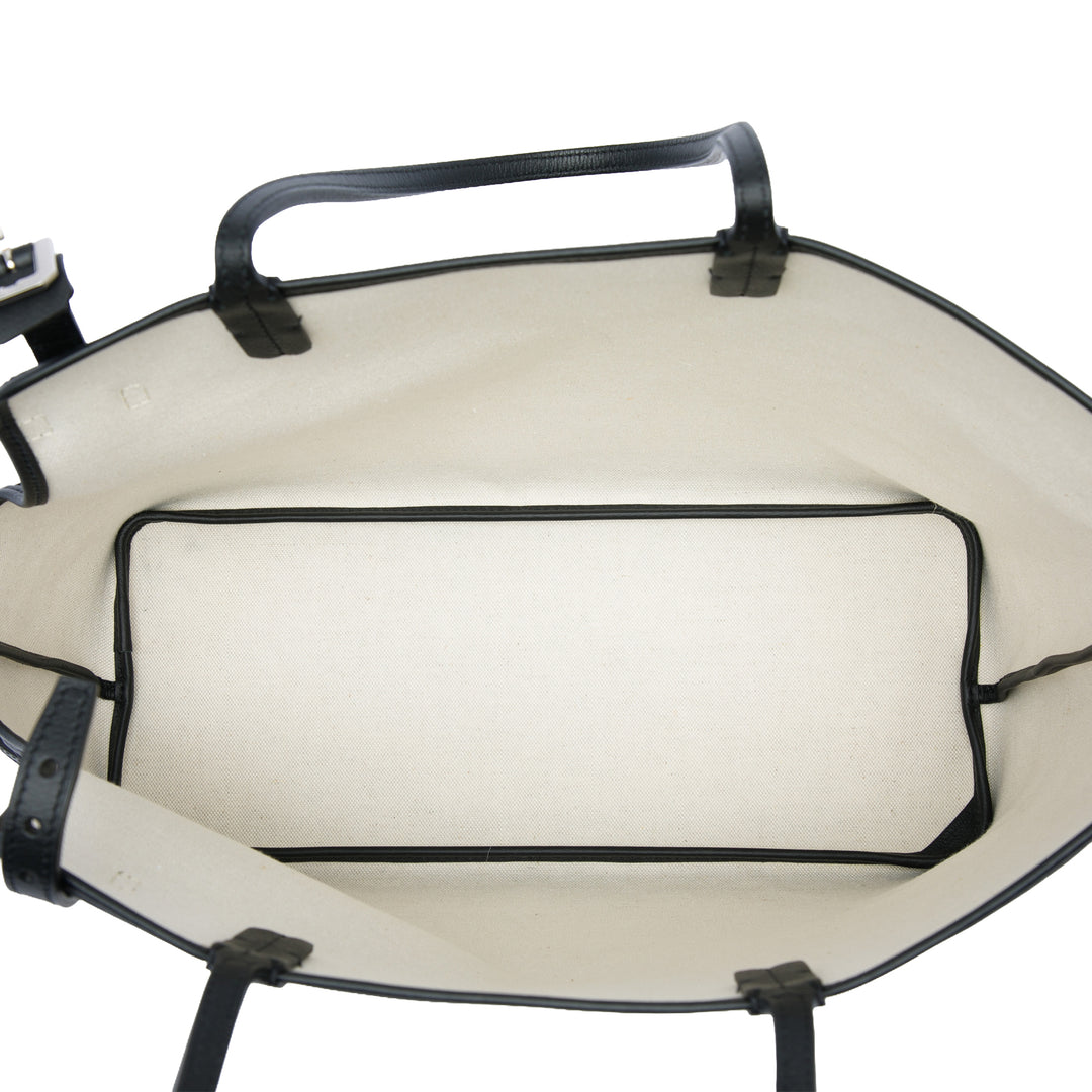 Chien Pet Carrier Goyardine Noir