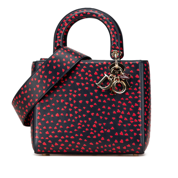 Medium Calfskin I Love Paris Lady Dior Blue - Gaby Paris