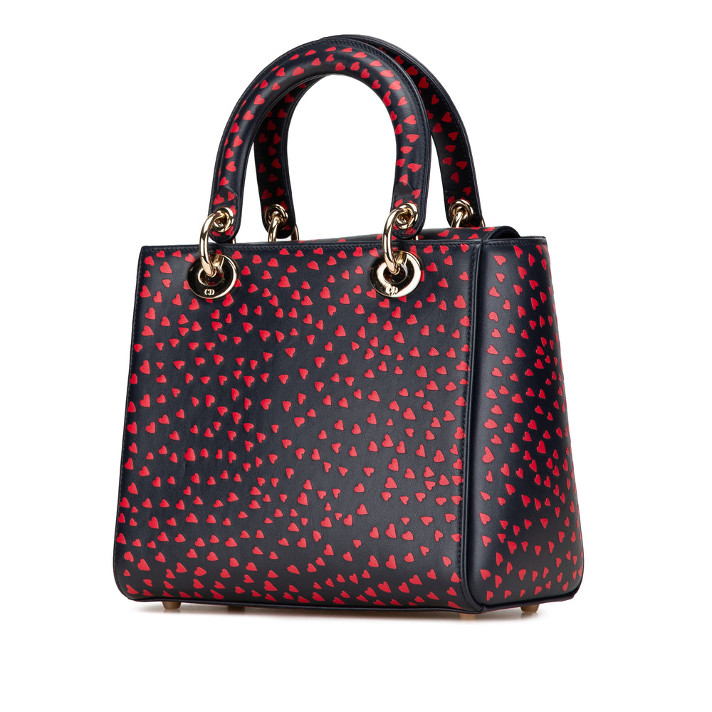Medium Calfskin I Love Paris Lady Dior Blue - Gaby Paris