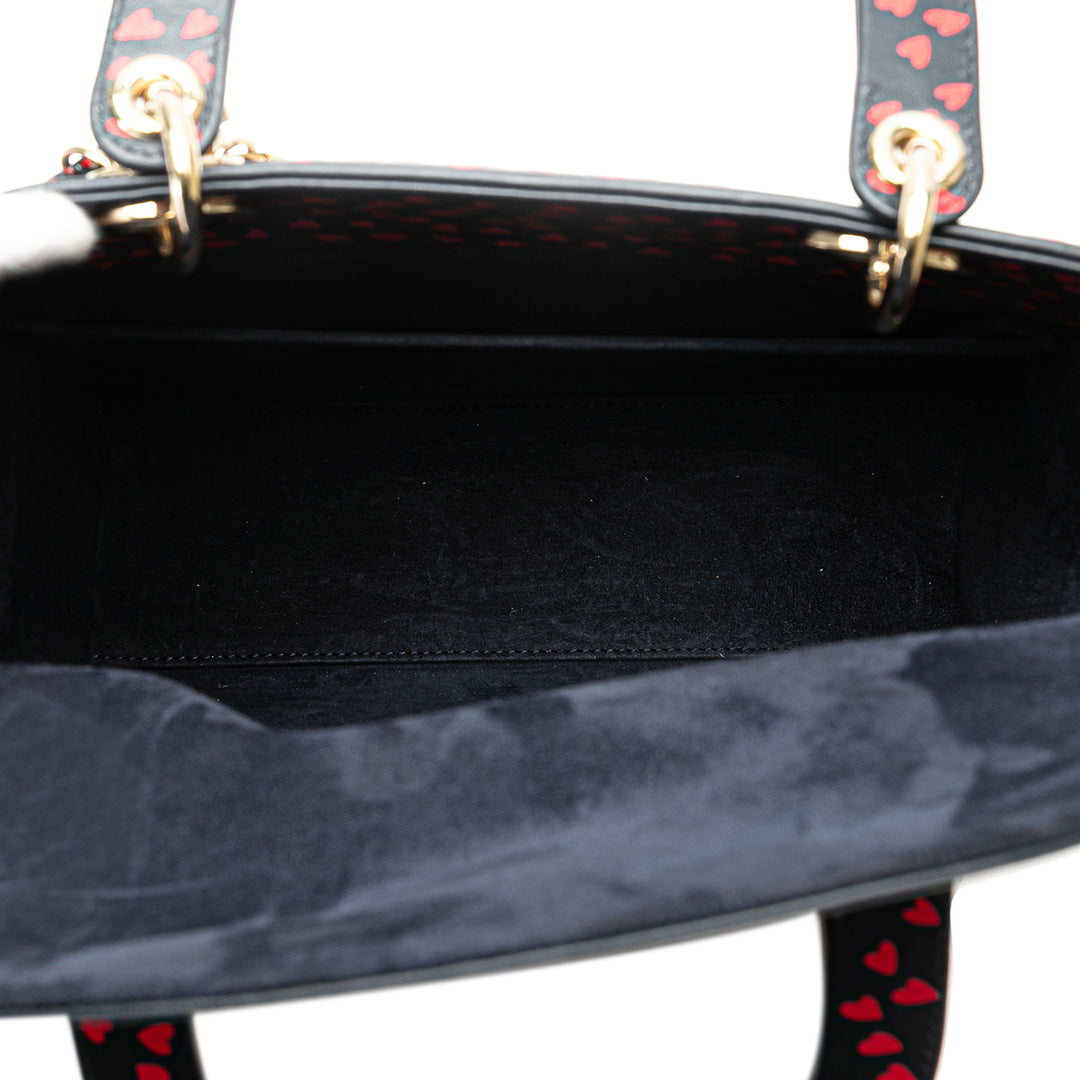 Medium Calfskin I Love Paris Lady Dior Blue - Gaby Paris
