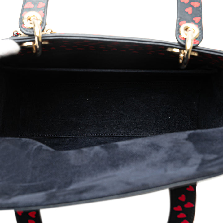 Medium Calfskin I Love Paris Lady Dior Blue - Gaby Paris