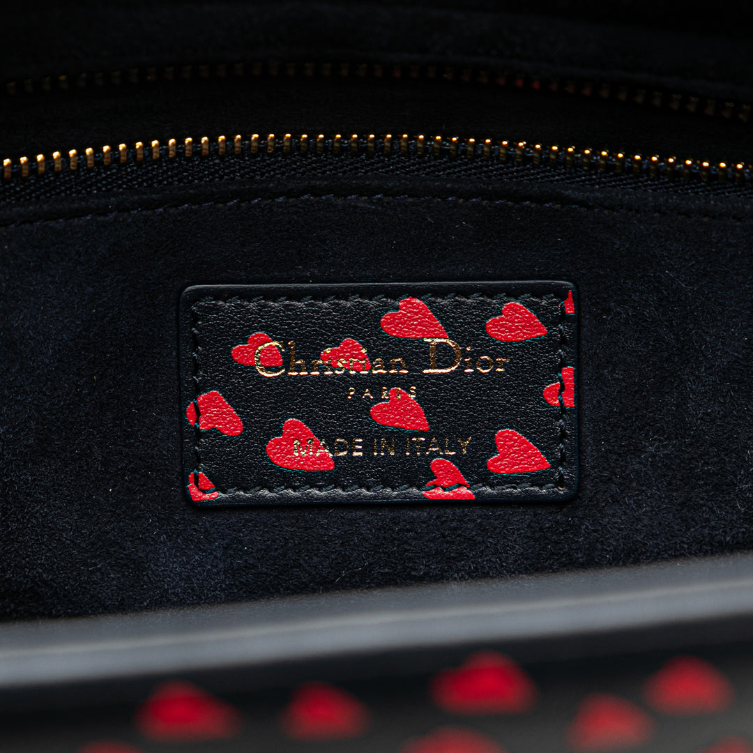 Medium Calfskin I Love Paris Lady Dior Blue - Gaby Paris