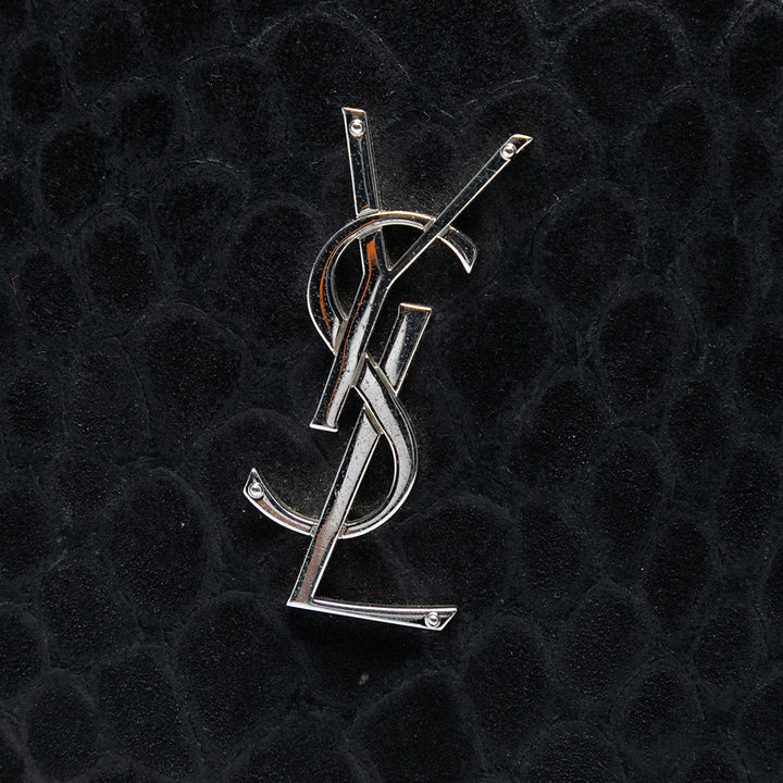 Saint Laurent Python Embossed Daim Monogram Kate Wallet on Chain Noir – GABY PARIS Authentique