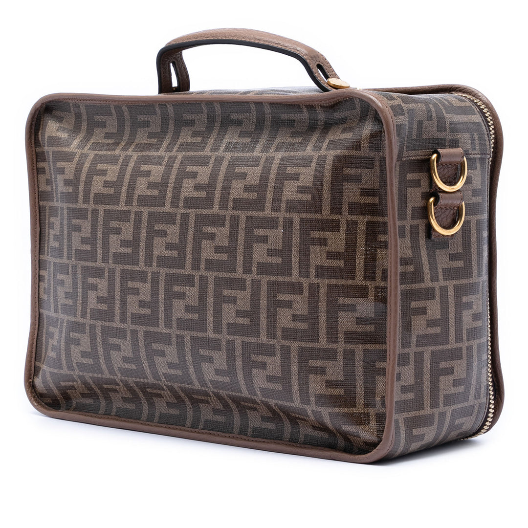 Fendi Zucca Coated Toile Karligraphy Sac de voyage