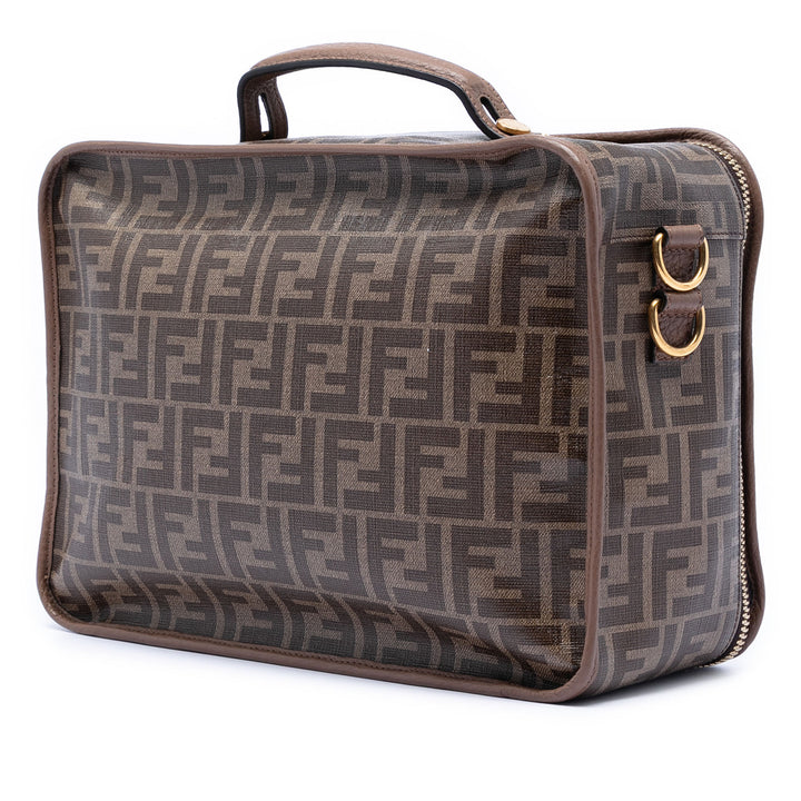Fendi Zucca Coated Toile Karligraphy Sac de voyage