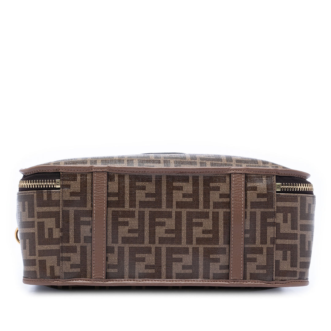 Fendi Zucca Coated Toile Karligraphy Sac de voyage