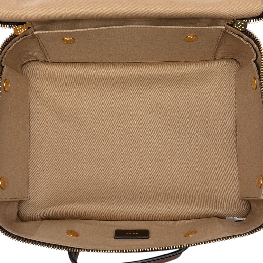 Fendi Zucca Coated Toile Karligraphy Sac de voyage