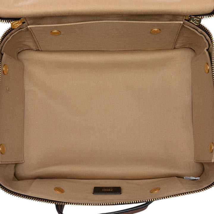 Fendi Zucca Coated Toile Karligraphy Sac de voyage