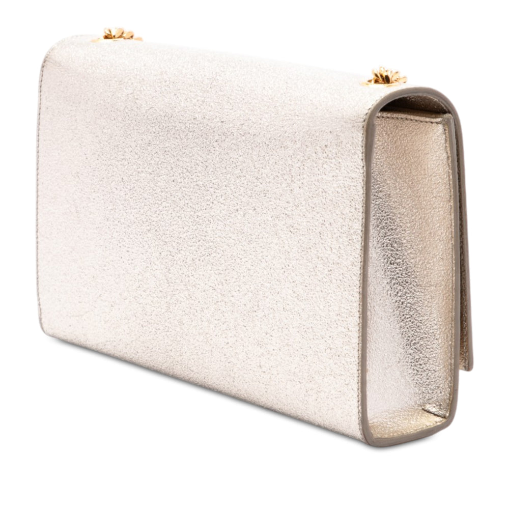 Saint Laurent Métallisé Texturé Star Kate Sac Cuir de veau Doré – vue 2 – GABY PARIS