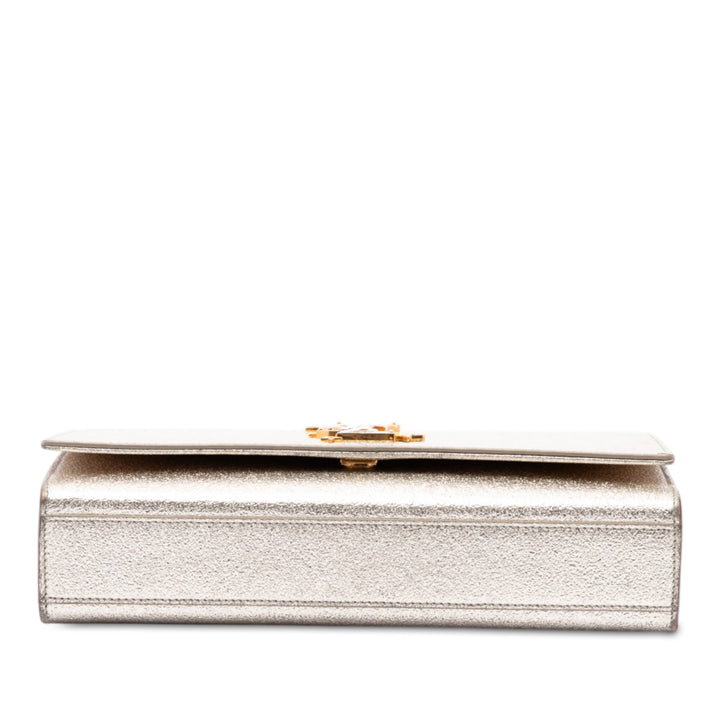 Saint Laurent Métallisé Texturé Star Kate Sac Cuir de veau Doré – vue 3 – GABY PARIS