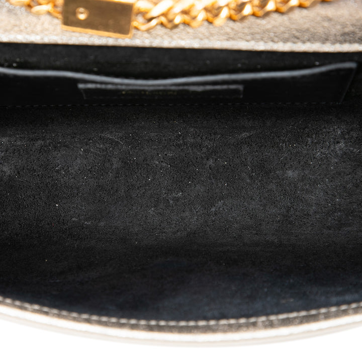 Saint Laurent Métallisé Texturé Star Kate Sac Cuir de veau Doré – vue 4 – GABY PARIS